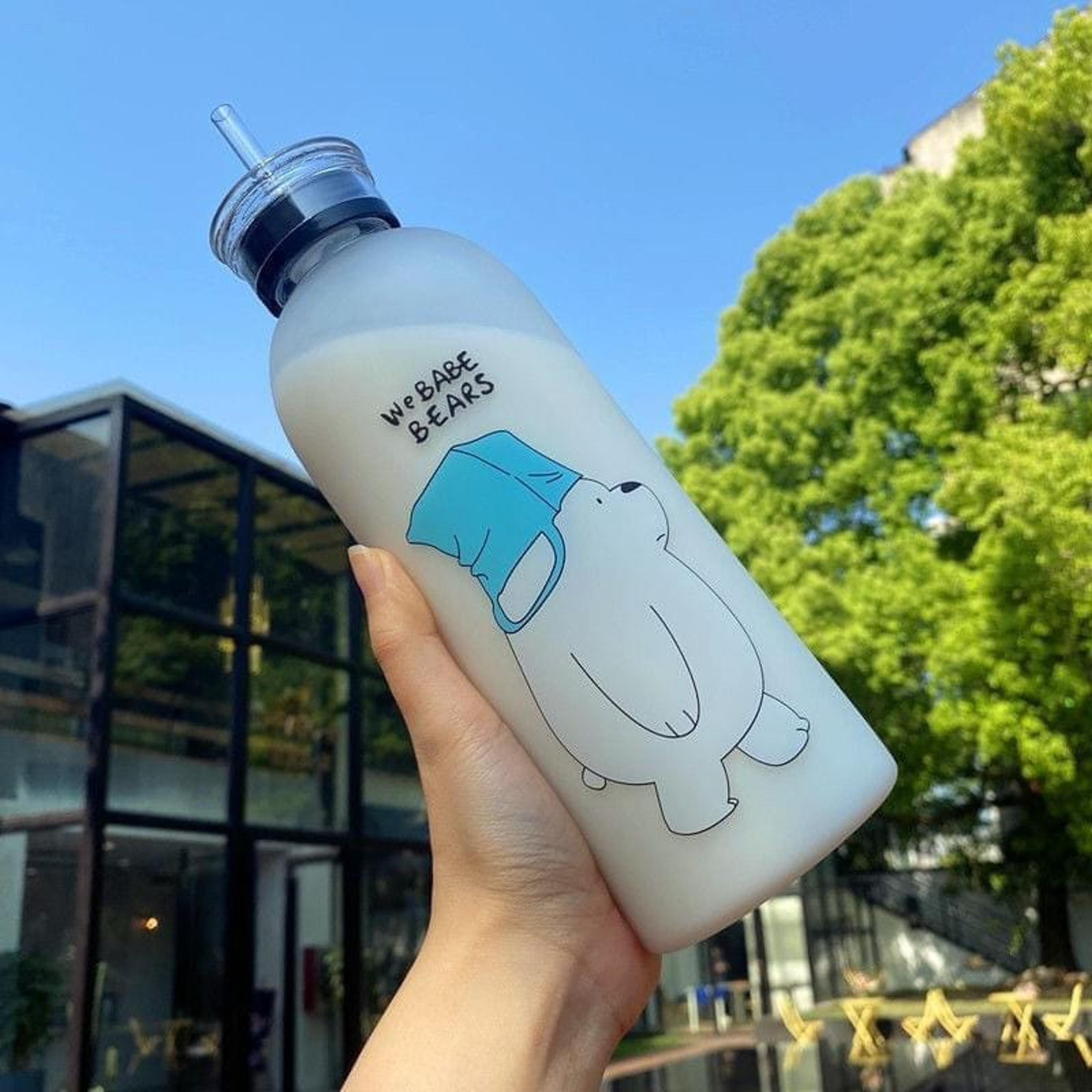Panda Cartoon 1000ml Water Bottle