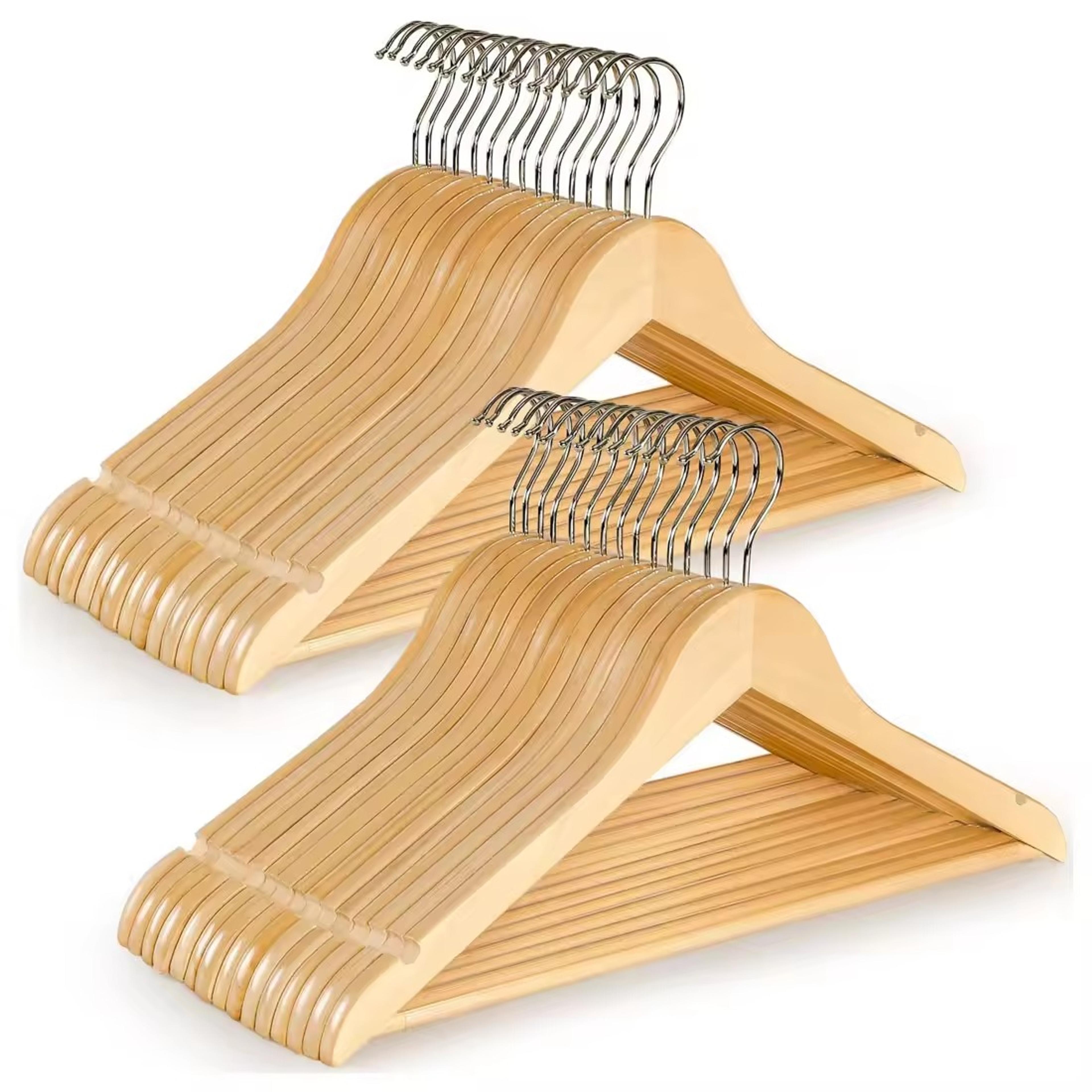 Premium Wooden Rotating Clothes Hanger - Thumbnail 5