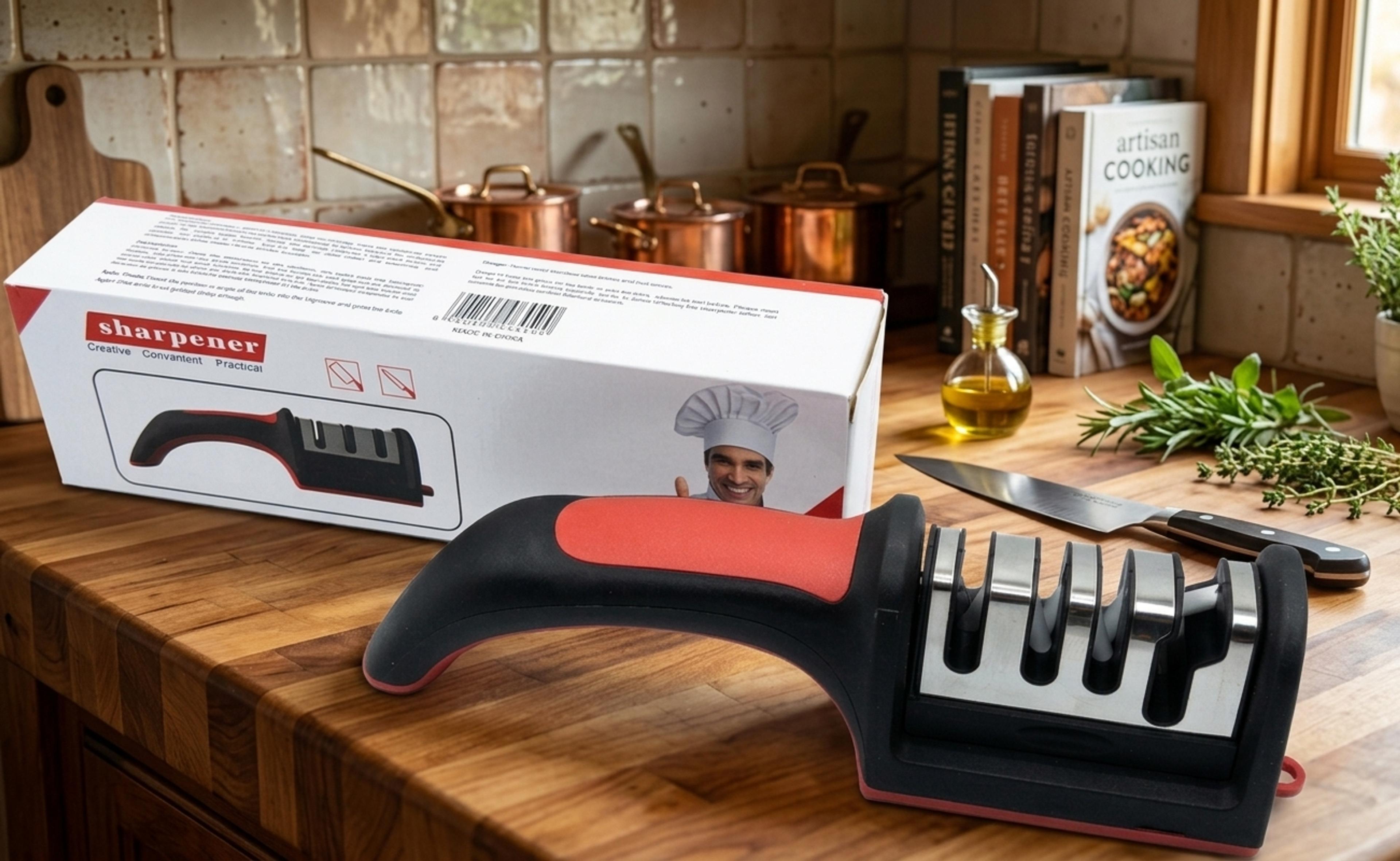 3-Stage Knife Sharpener - Thumbnail 2