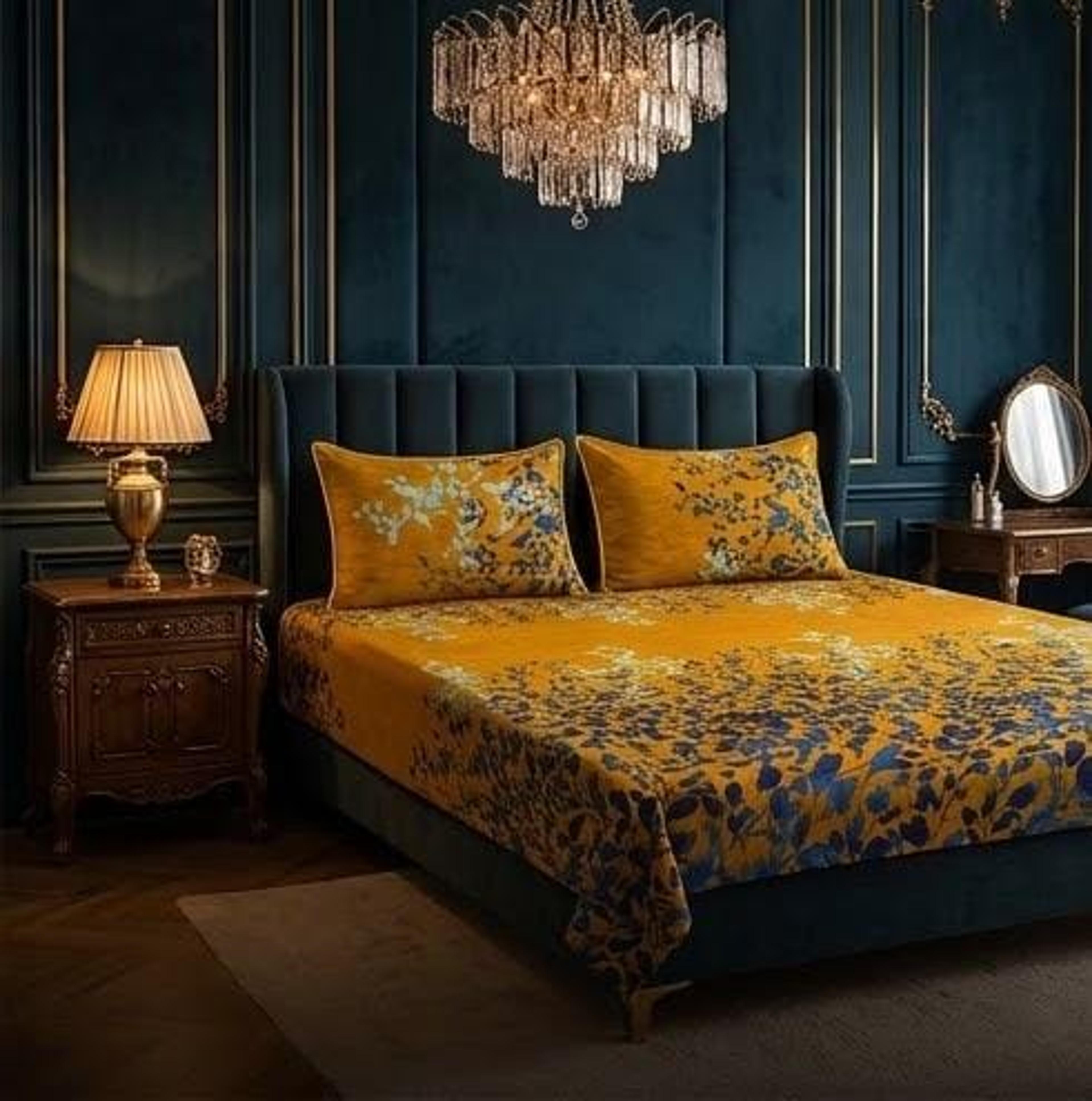 Crystal Cotton 3-Piece Bedsheet Set - Thumbnail 1