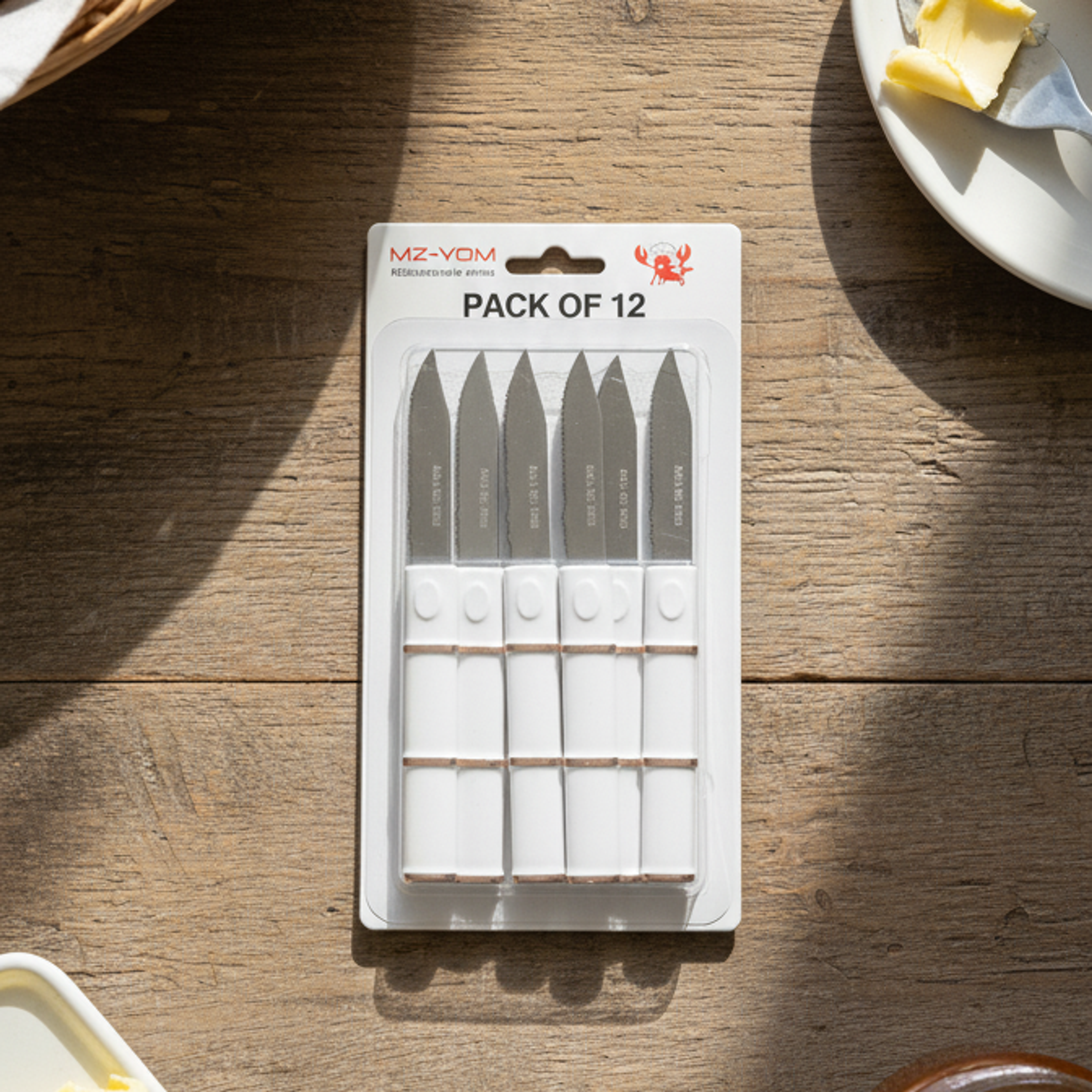 12‑Piece Stainless Steel Knife Set - Thumbnail 4