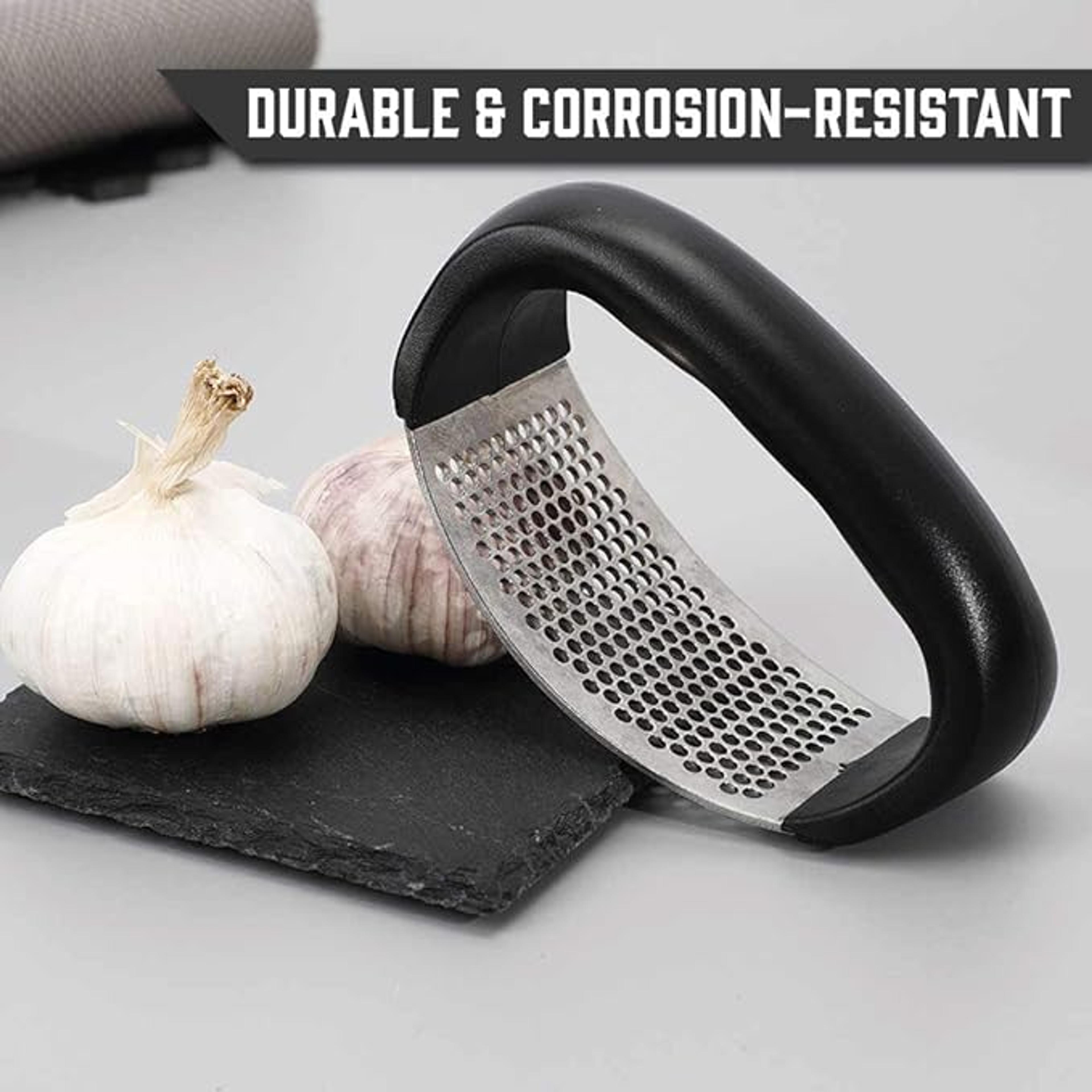 Stainless Steel Garlic Press - Thumbnail 3
