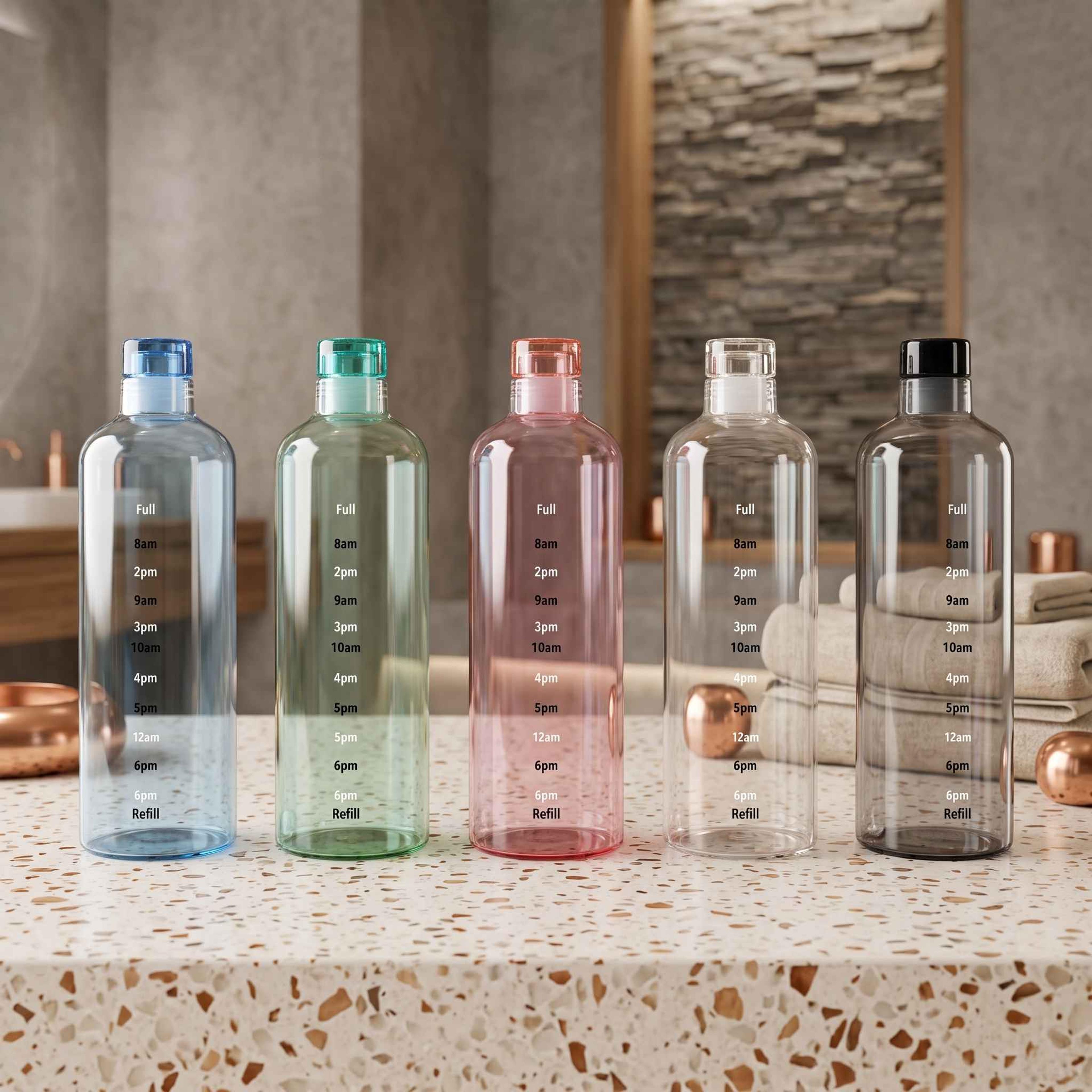 750ml Time-Track Water Bottle - Thumbnail 1