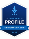 Hooman Studio's rating on DesignRush, the industry-leading B2B Marketplace connecting brands with agencies