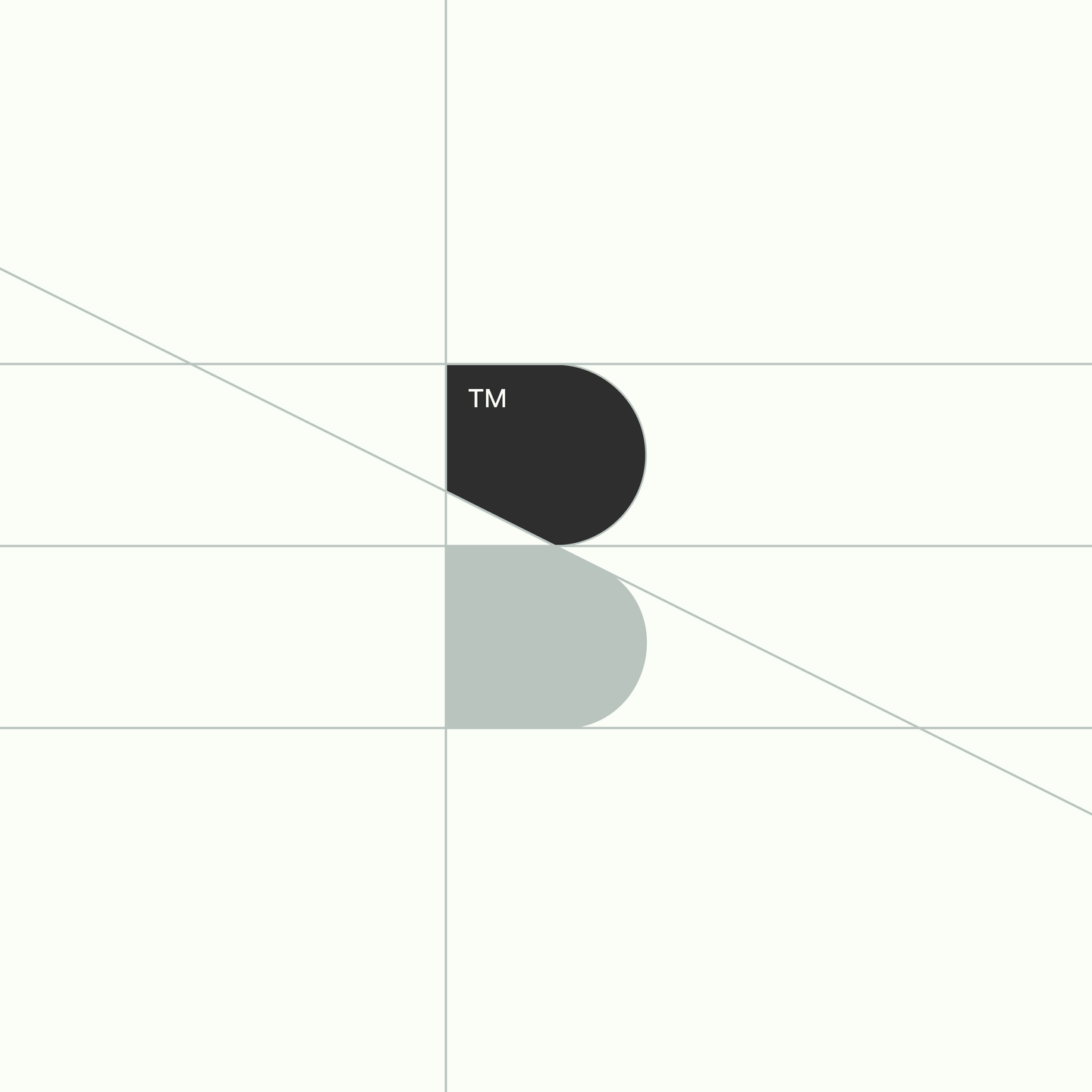 Minimalistic logo design featuring a stylized letter 'B' with geometric shapes and clean lines, representing modern branding and professional design.