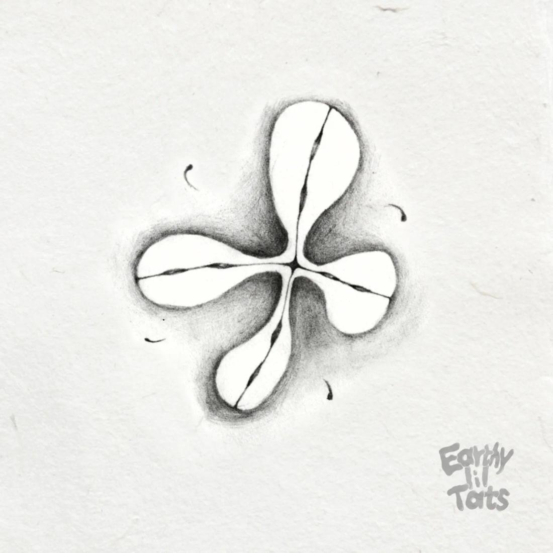 Flash design: Negative Space Flower