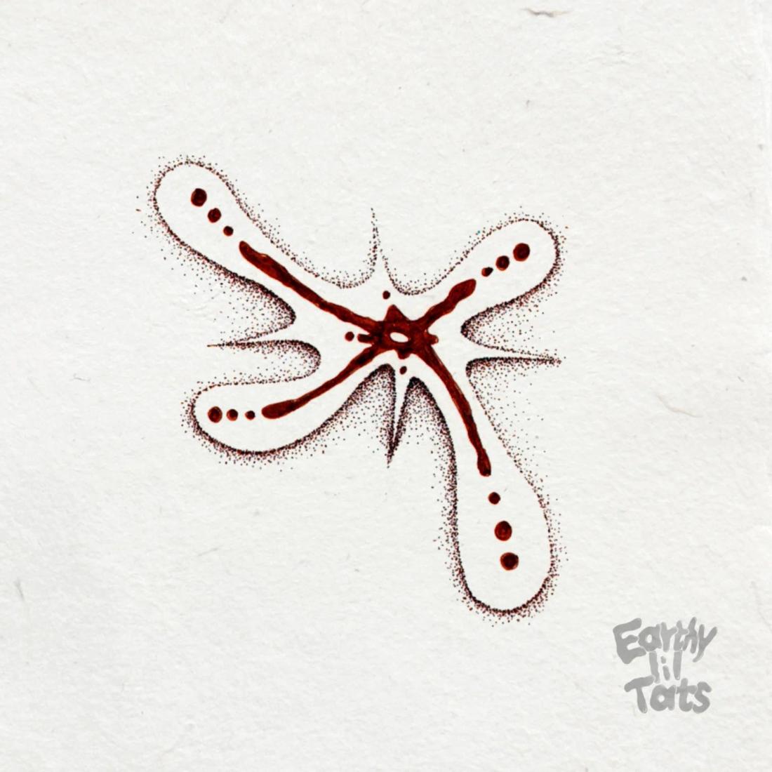 Flash design: Negative Space Flower