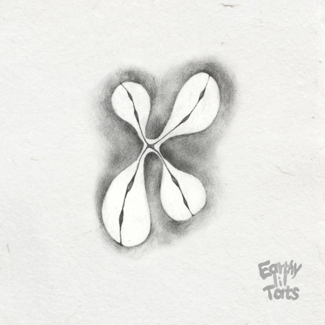 Flash design: Negative Space Flower
