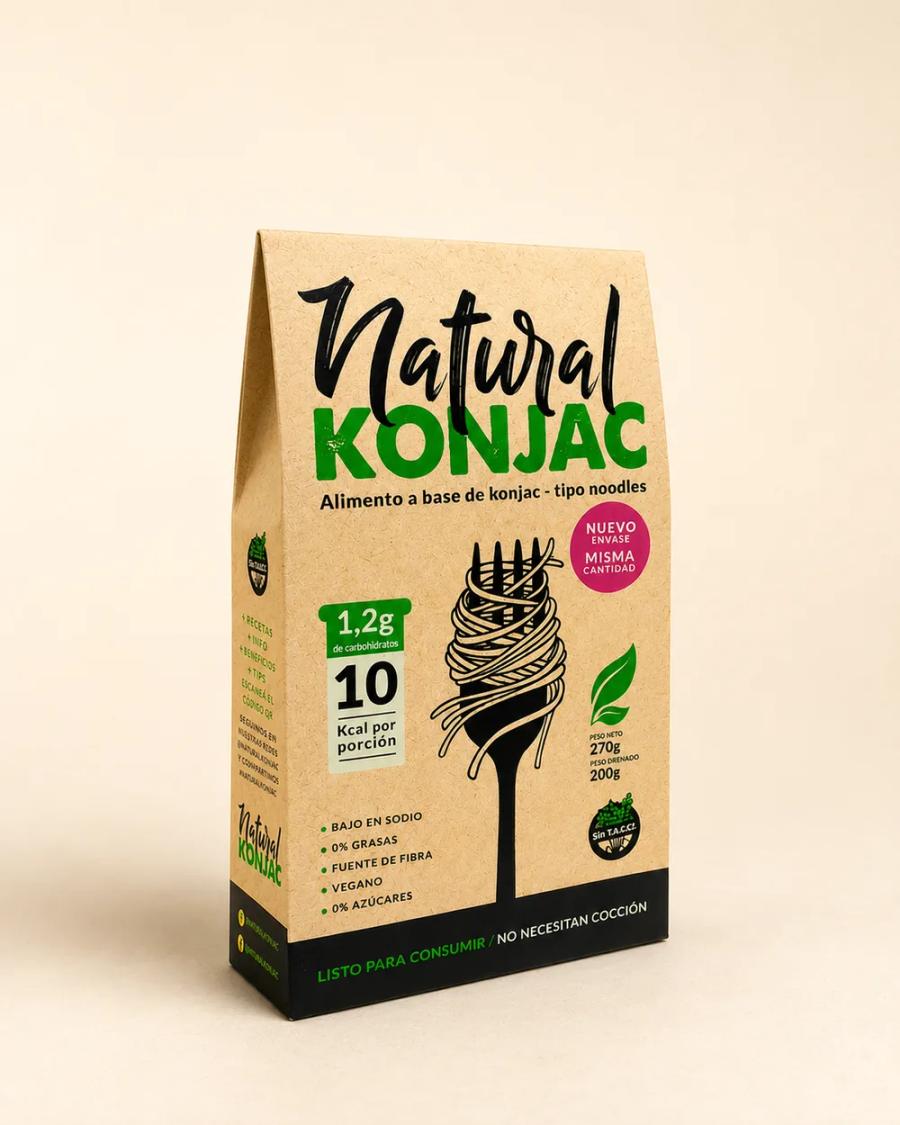Fideos de konjac