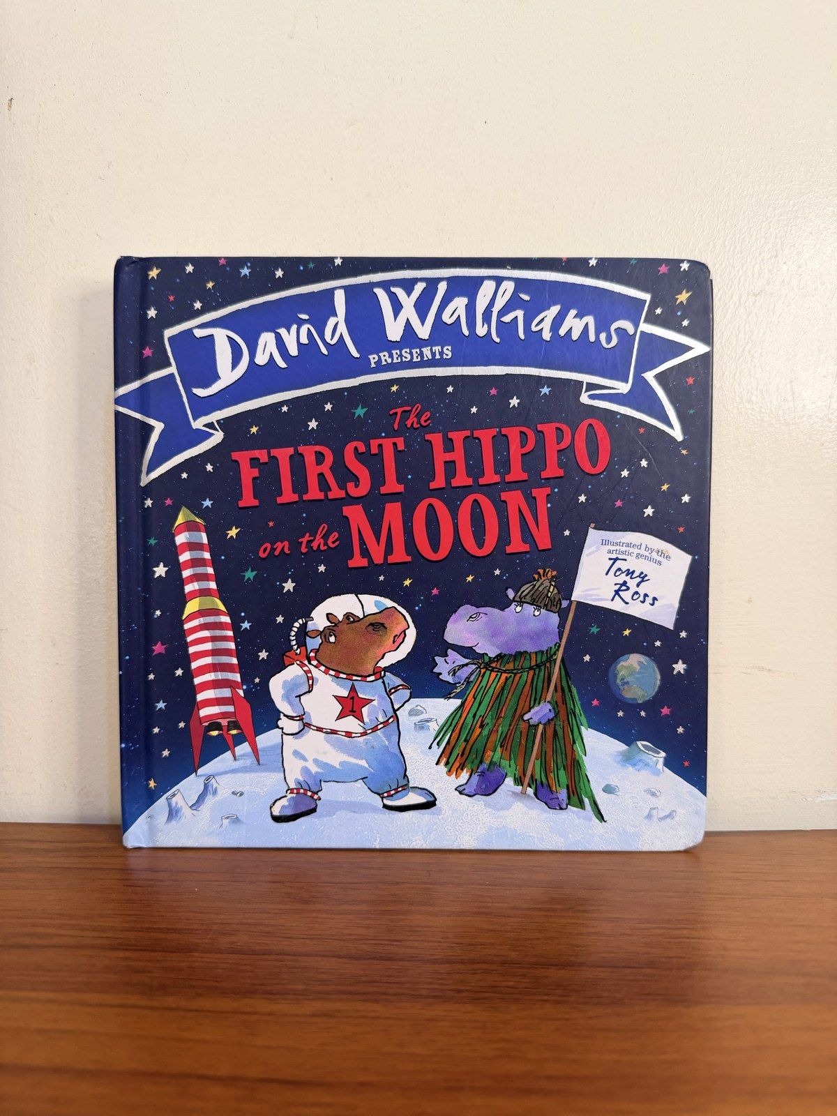 Cover of The First Hippo on the Moon