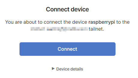 Tailscale authorize another device