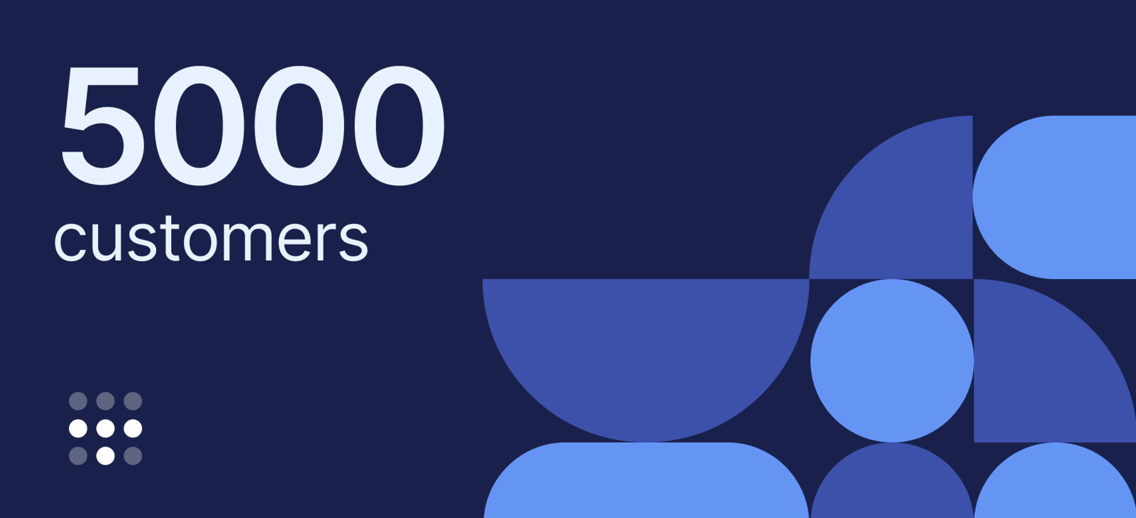 Tailscale graphic with the text "5000 customers"