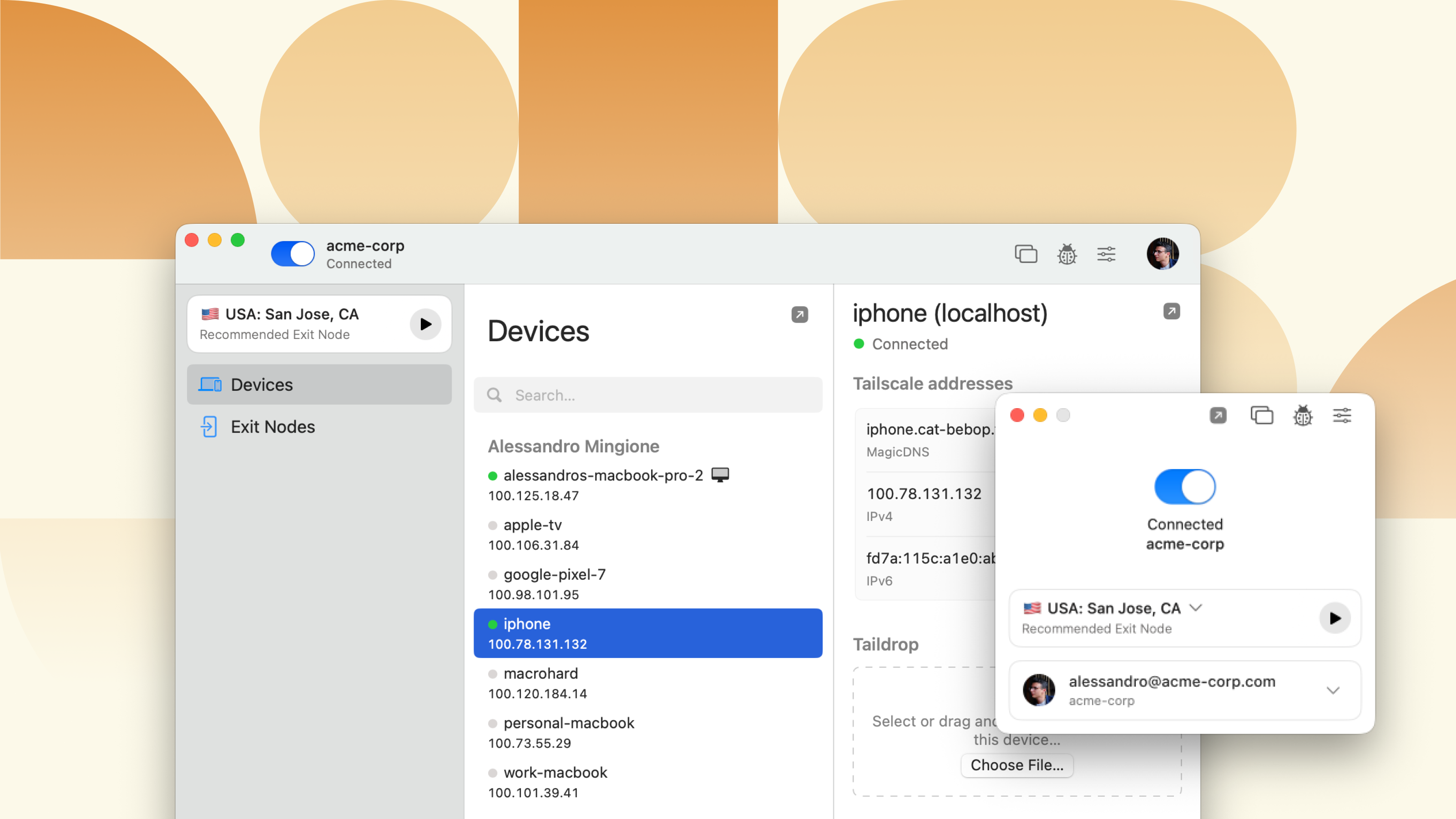 Tailscale's windowed macOS UI is now in beta
