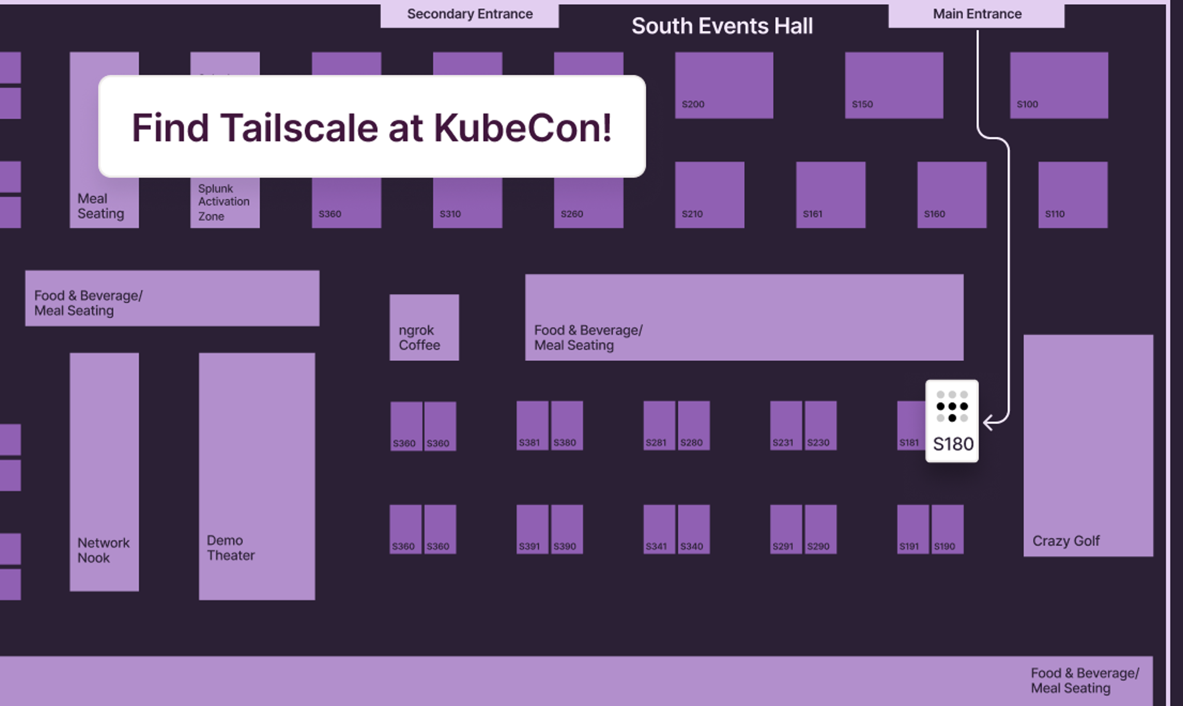 Image of KubeCon Booth Location