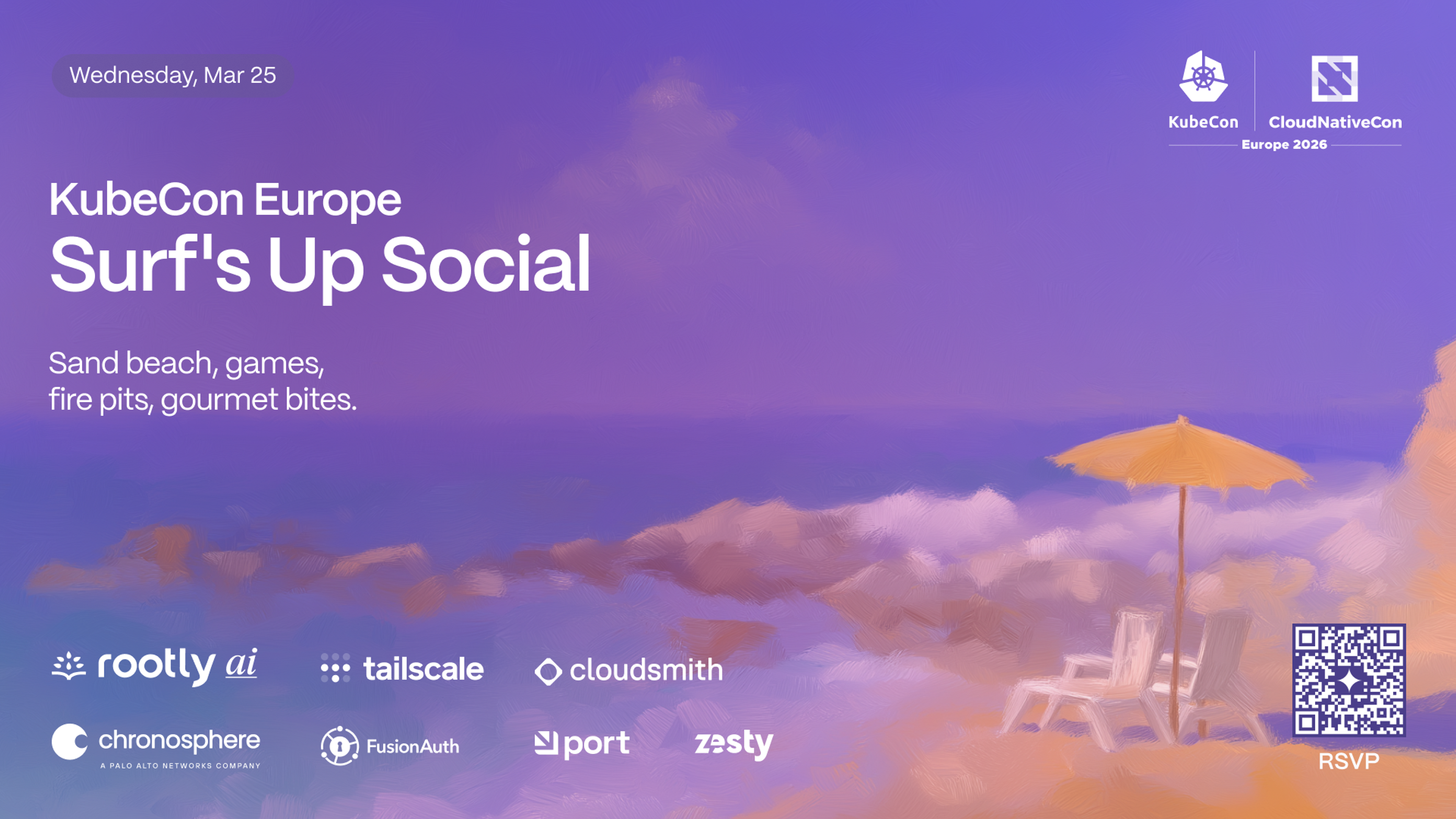 KubeCon Europe Surf's Up Social