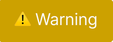 Warning