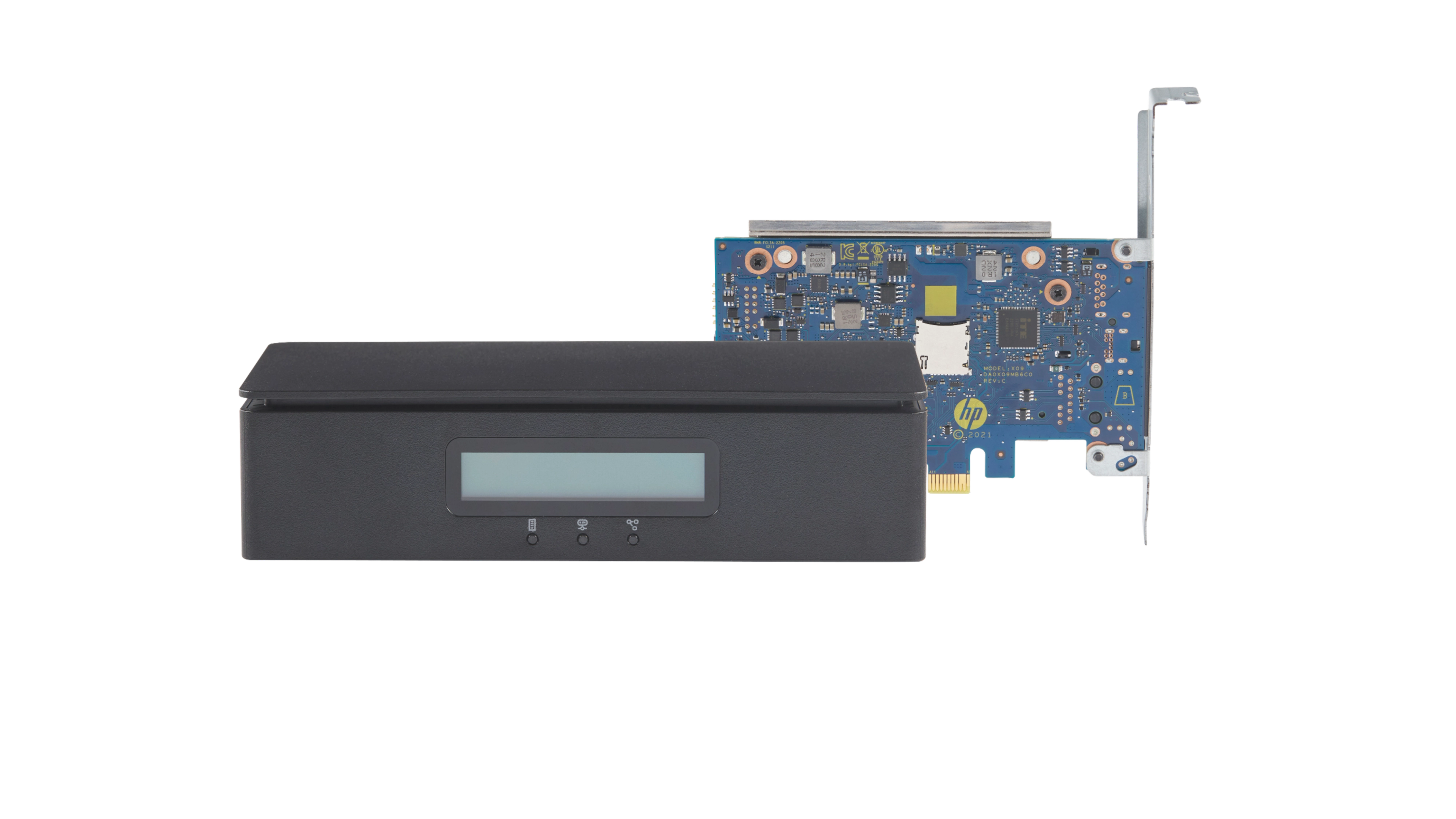 HP Anyware Remote System Controller external module and internal PCIe card