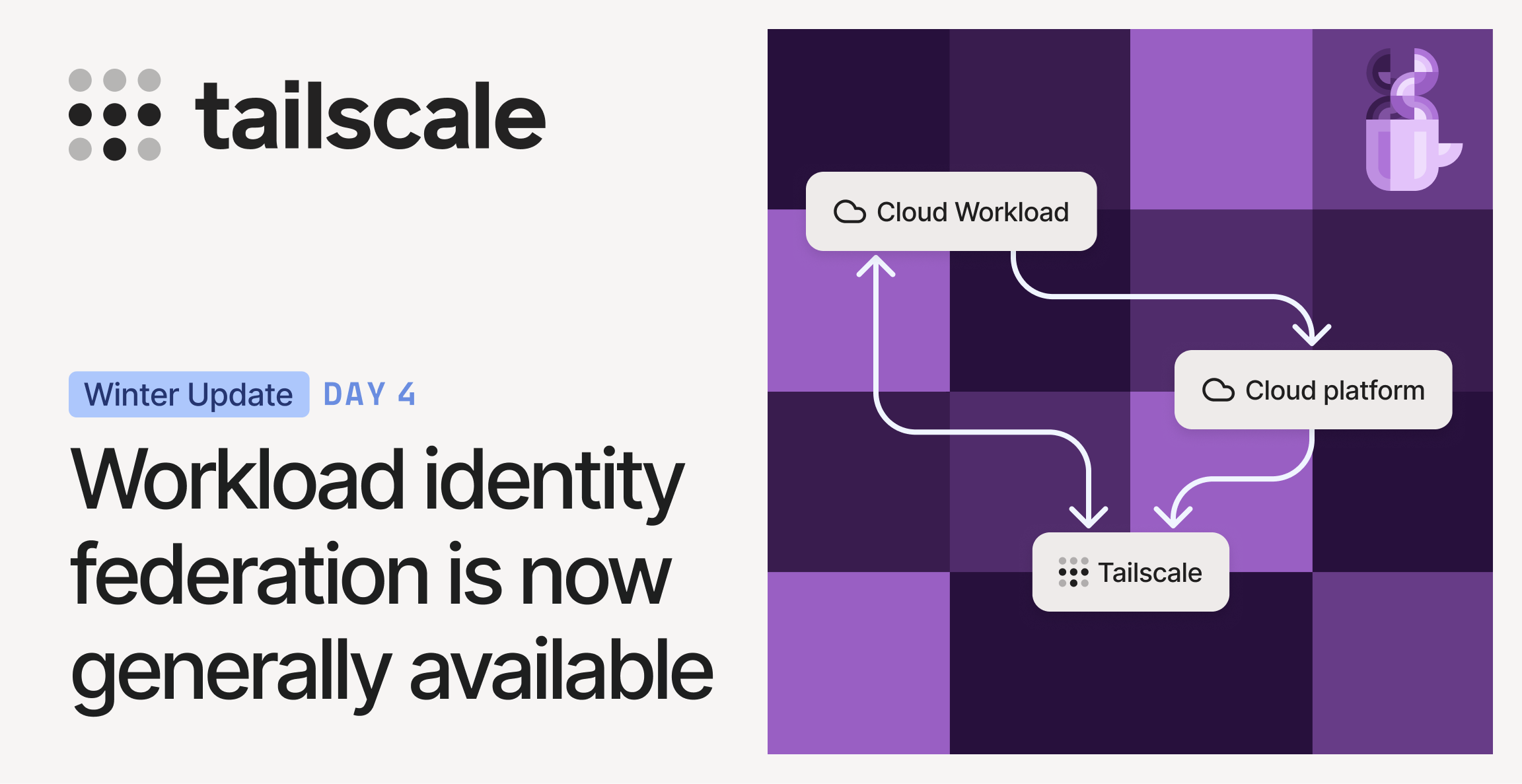 Workload identity federation is generally available