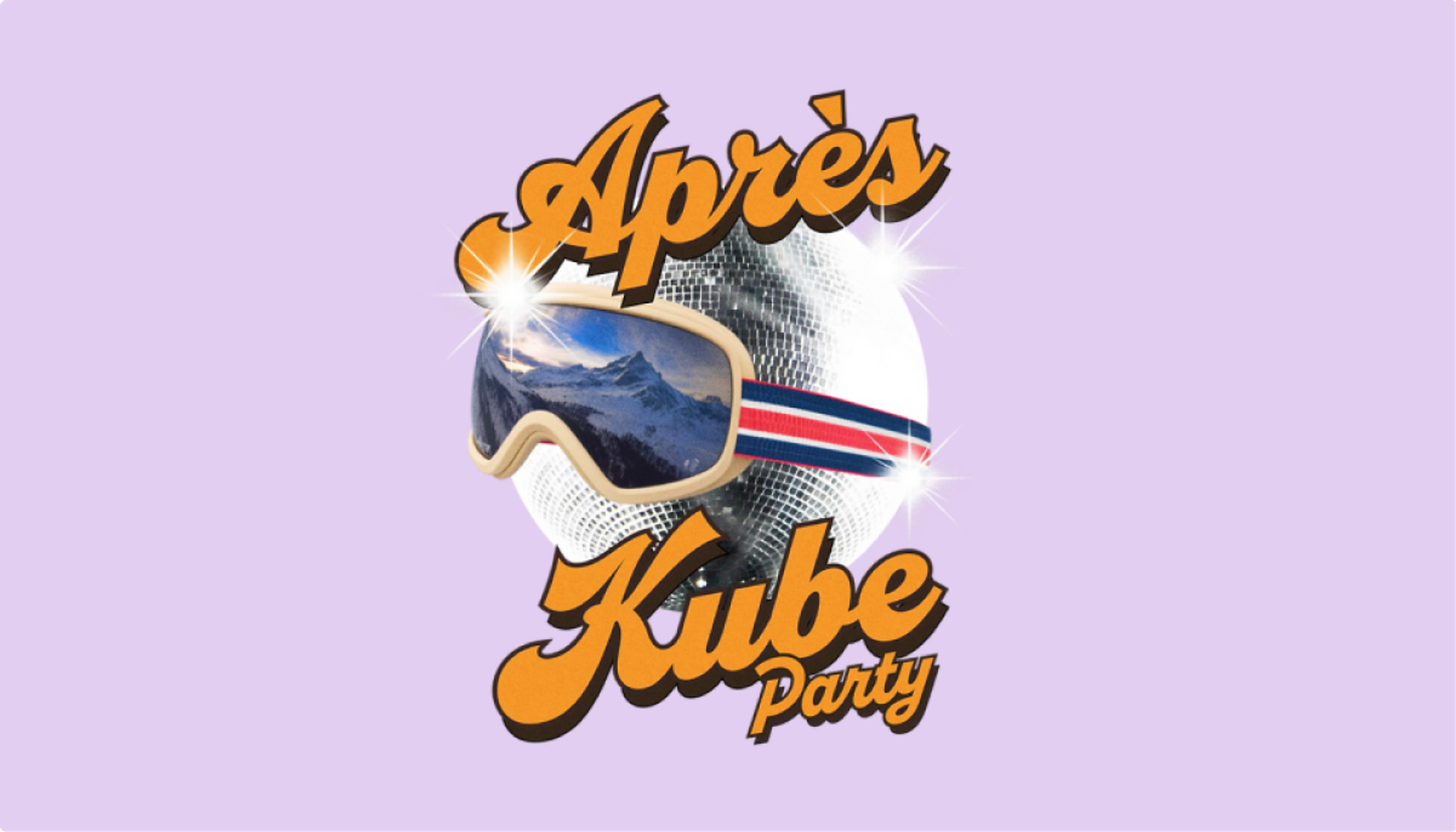 Apres Kube Party Image Logo