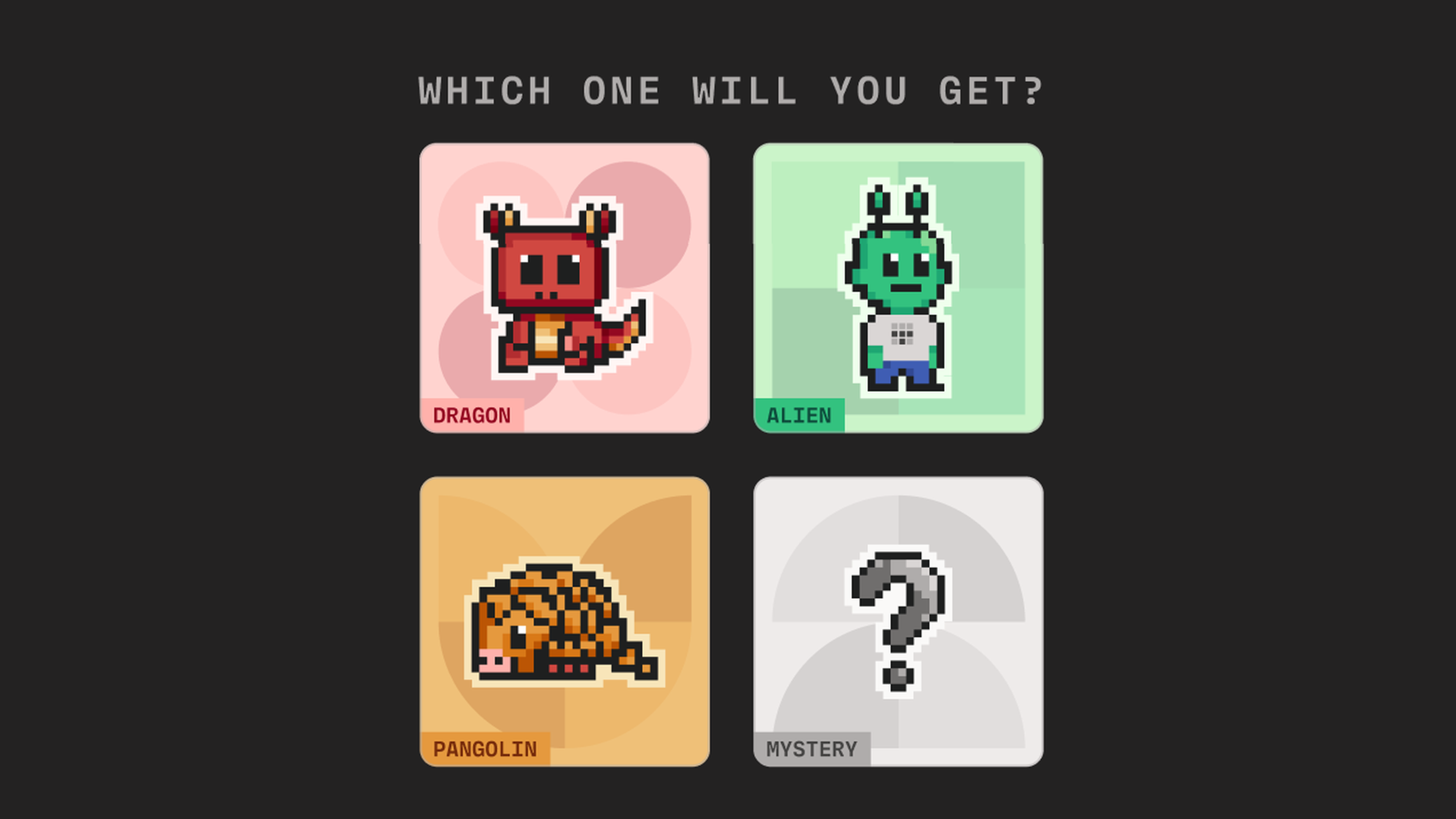 tailscale blind box characters