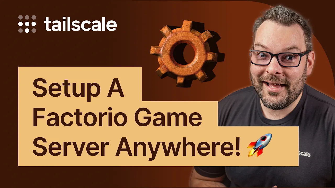 How to share a Factorio multiplayer server over Tailscale