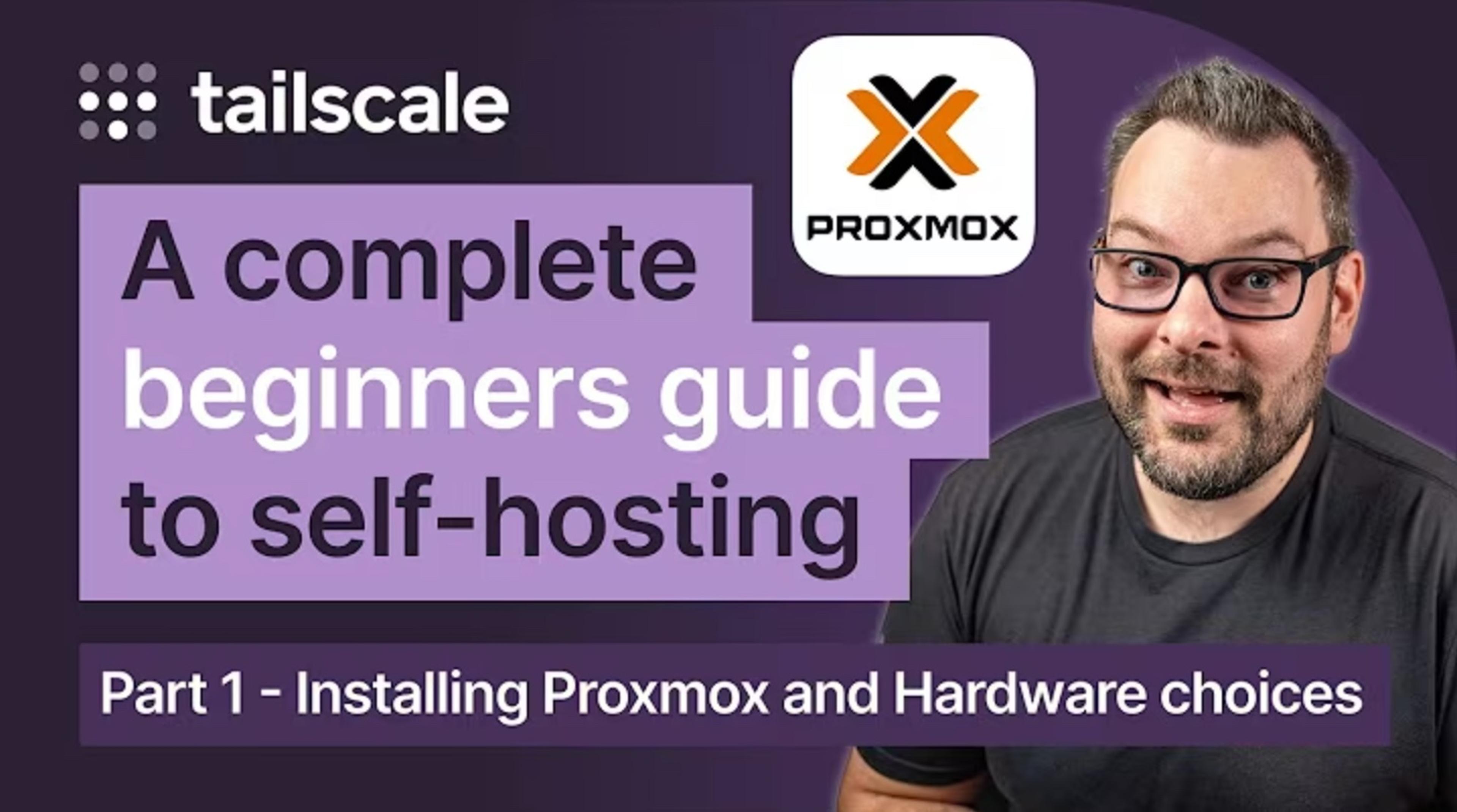 Thumbnail for a self-hosting video featuring Alex's face