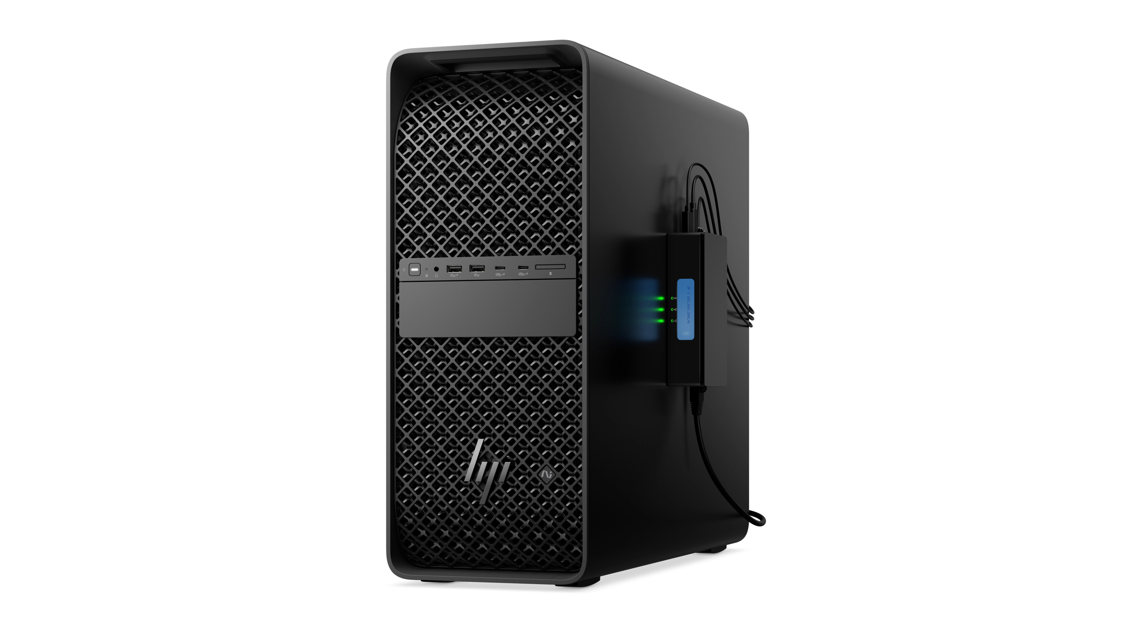 HP Remote System Controller attached to an HP Z4 G6i workstation.