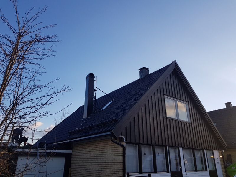 Takomläggning, Grödinge