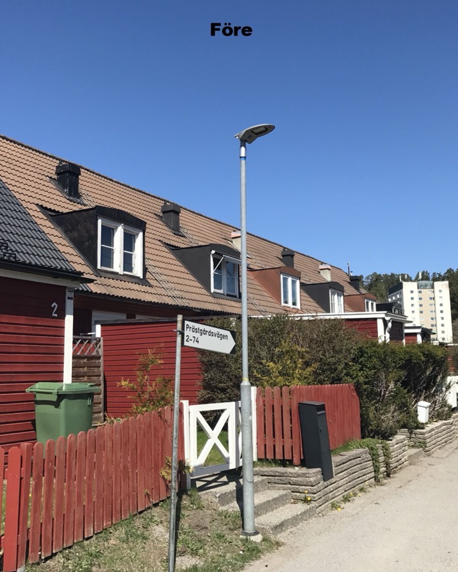 Prästgårdsvägen, Tumba