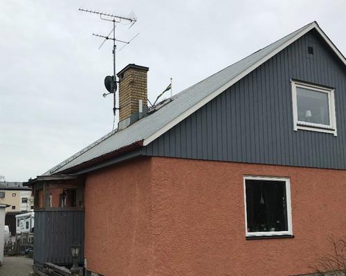 Takomläggning plåttak, Upplands Bro, bild 2