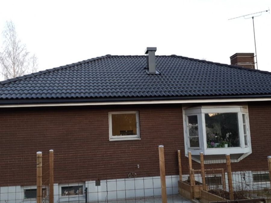 Takrenovering, Täby, bild 6