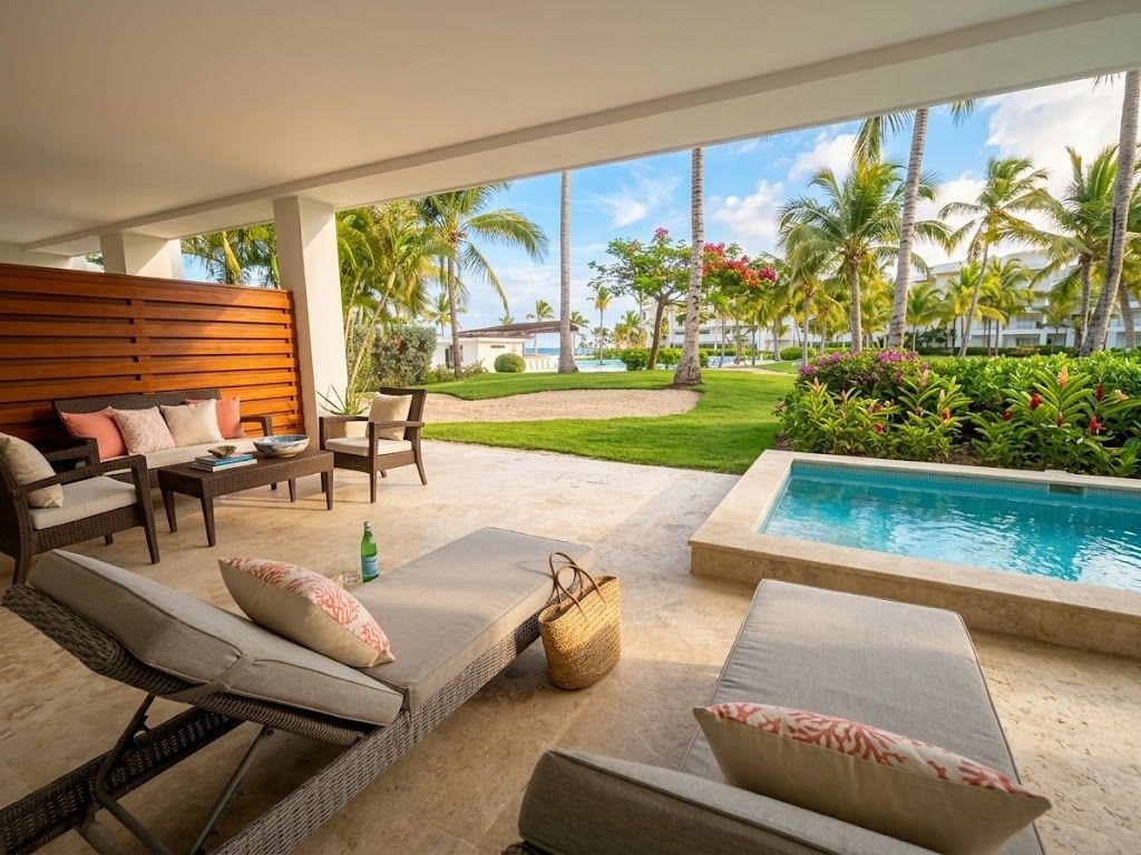 Spectacular Luxury Apartment (2 Bed) with Piscuzzi and Private Beach View – Sotogrande, Cap Cana