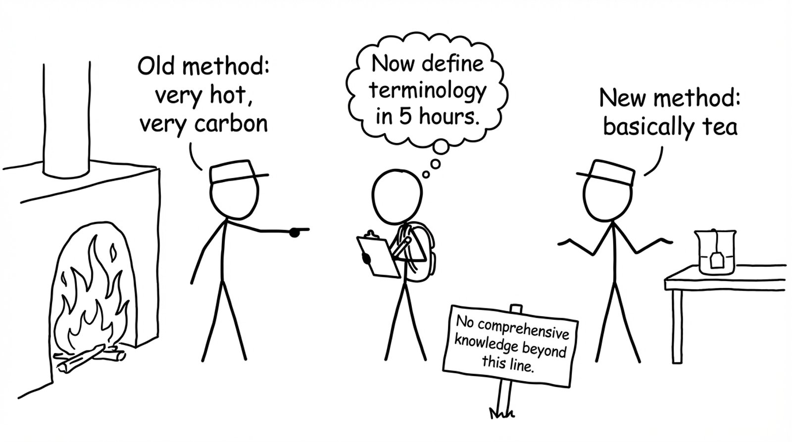 Old method vs room-temperature method joke