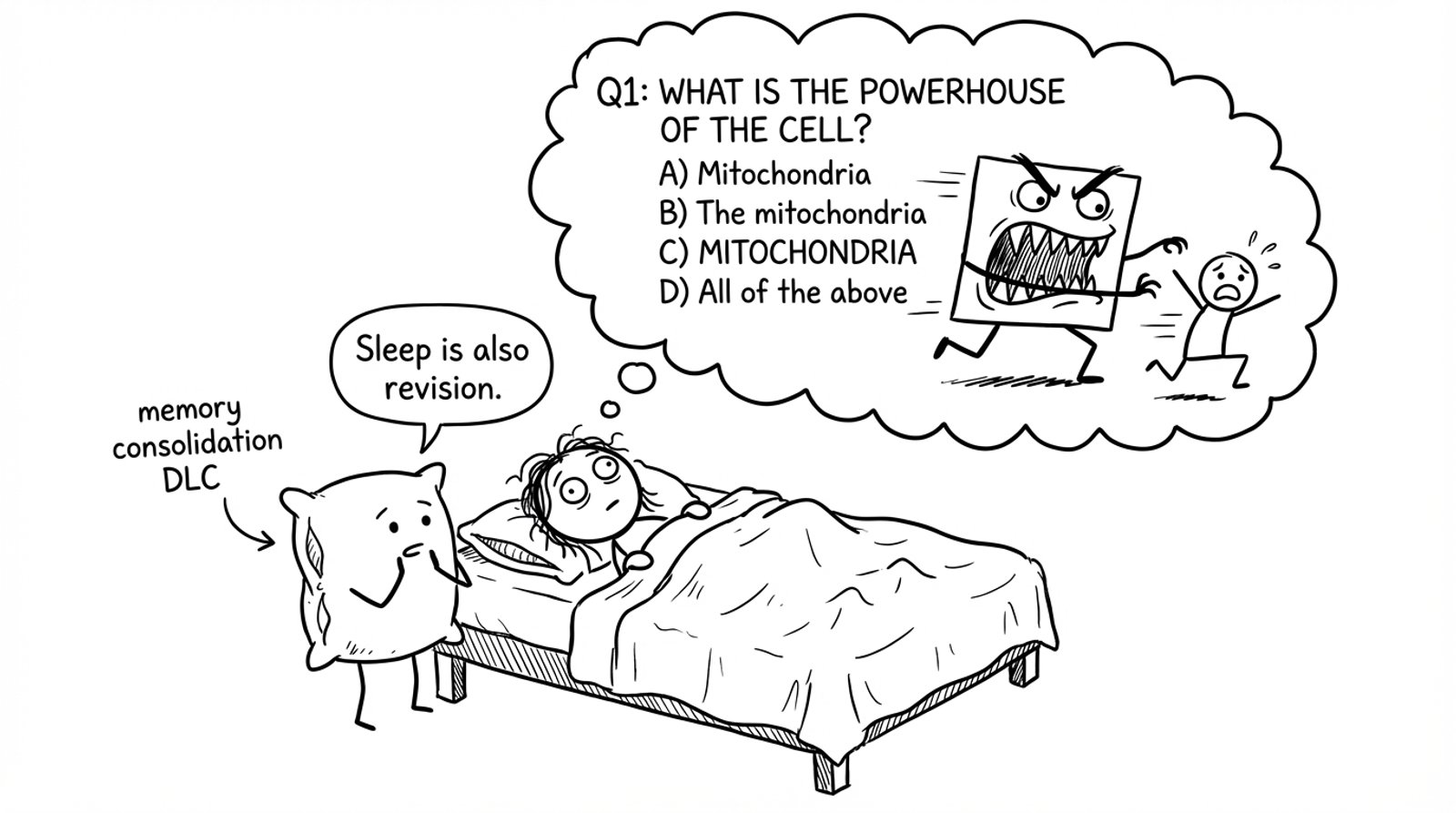 Sleep is also revision comic