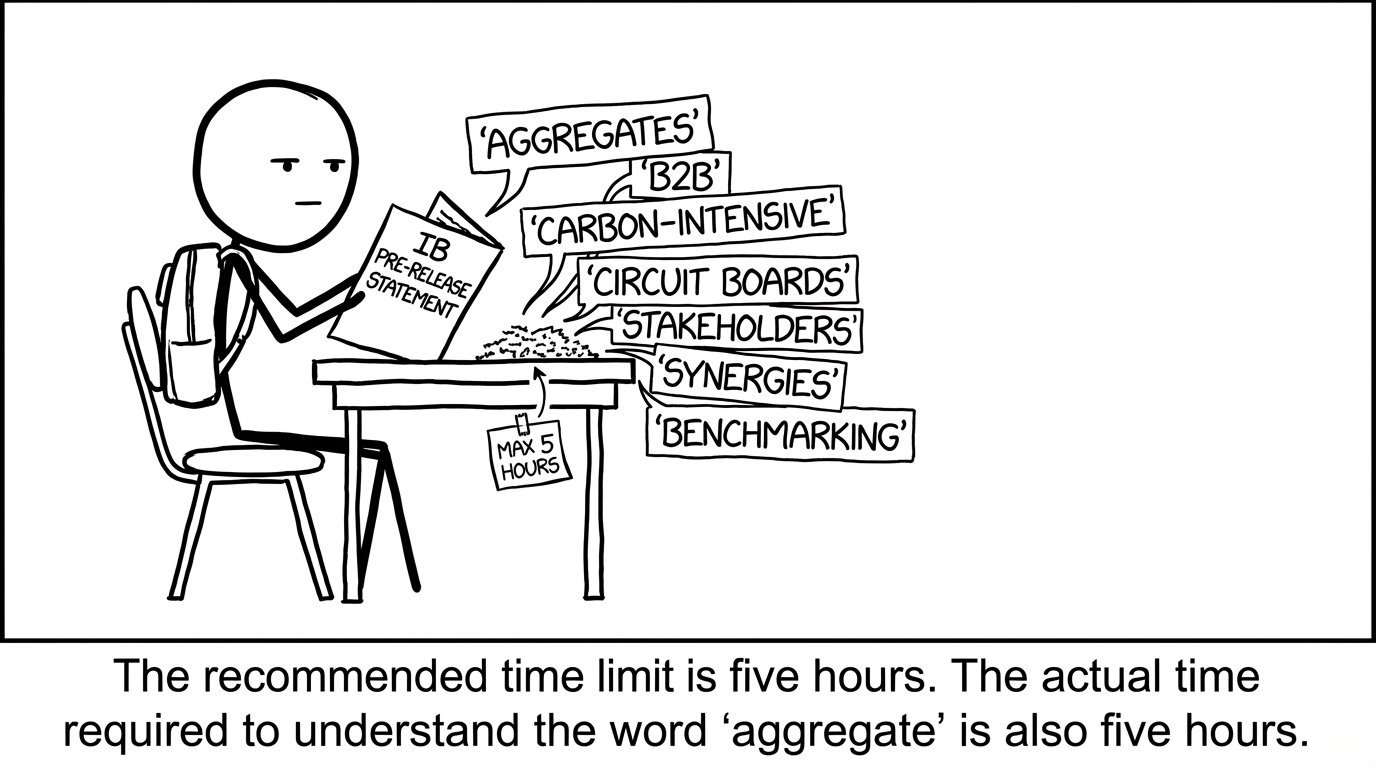 A pre-release jargon avalanche