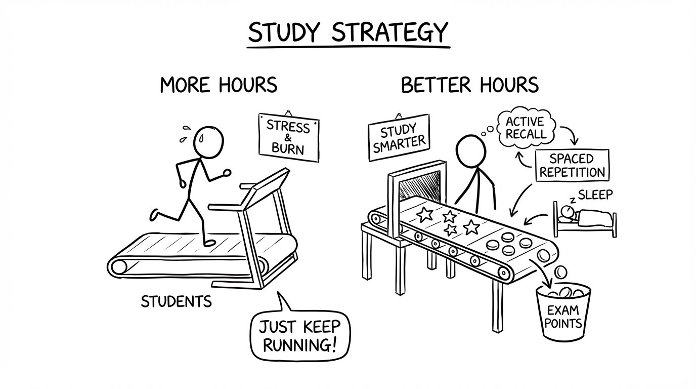 Two treadmills: “More Hours” vs “Better Hours”