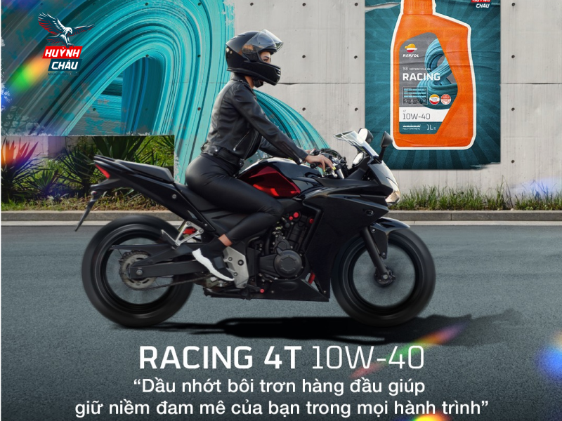 So sánh nhớt Repsol Racing 10W40 và Motul 300V