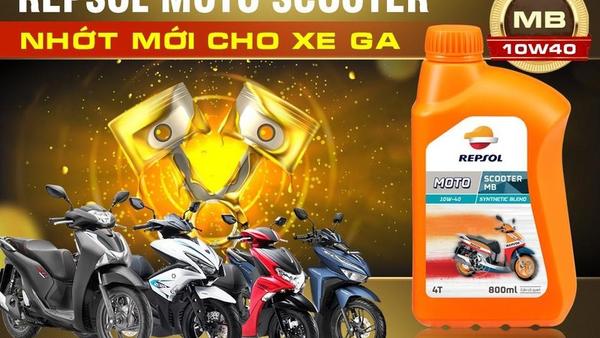 Dầu nhớt Repsol Moto Scooter MB 10W40 - Lựa chọn hàng đầu dành cho xe tay ga