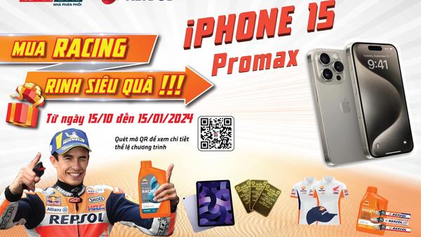 Mua nhớt Repsol cực đỉnh, nhận quà siêu rủng rỉnh – 2023