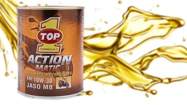 Dầu nhớt Top 1 Action Matic 10W-30MB - Nhớt cho xe ga êm mượt hơn
