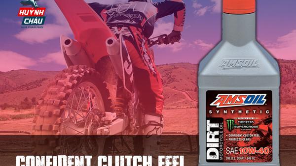 Chinh phục đường đua nhờ AMSOIL 10w-40 Synthetic Dirt Bike oil