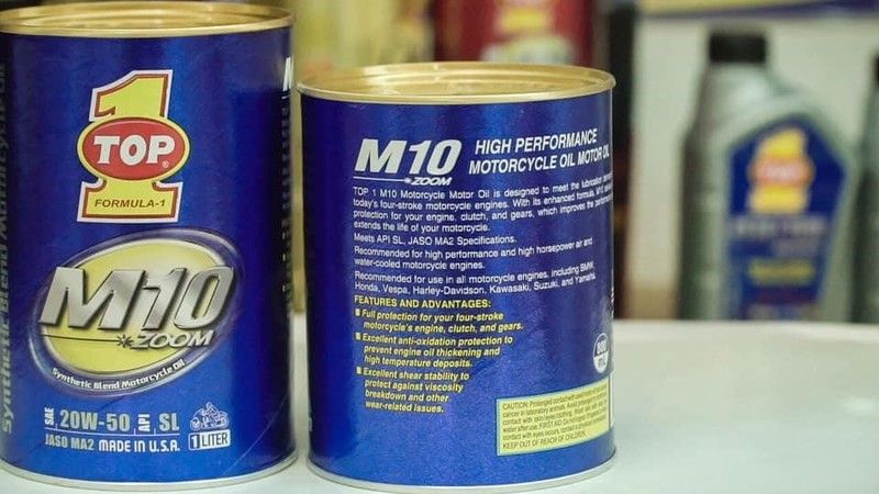 Chọn dầu nhớt Top 1 M10 20w50 cho xe số - lựa chọn tốt nhất trong tầm giá
