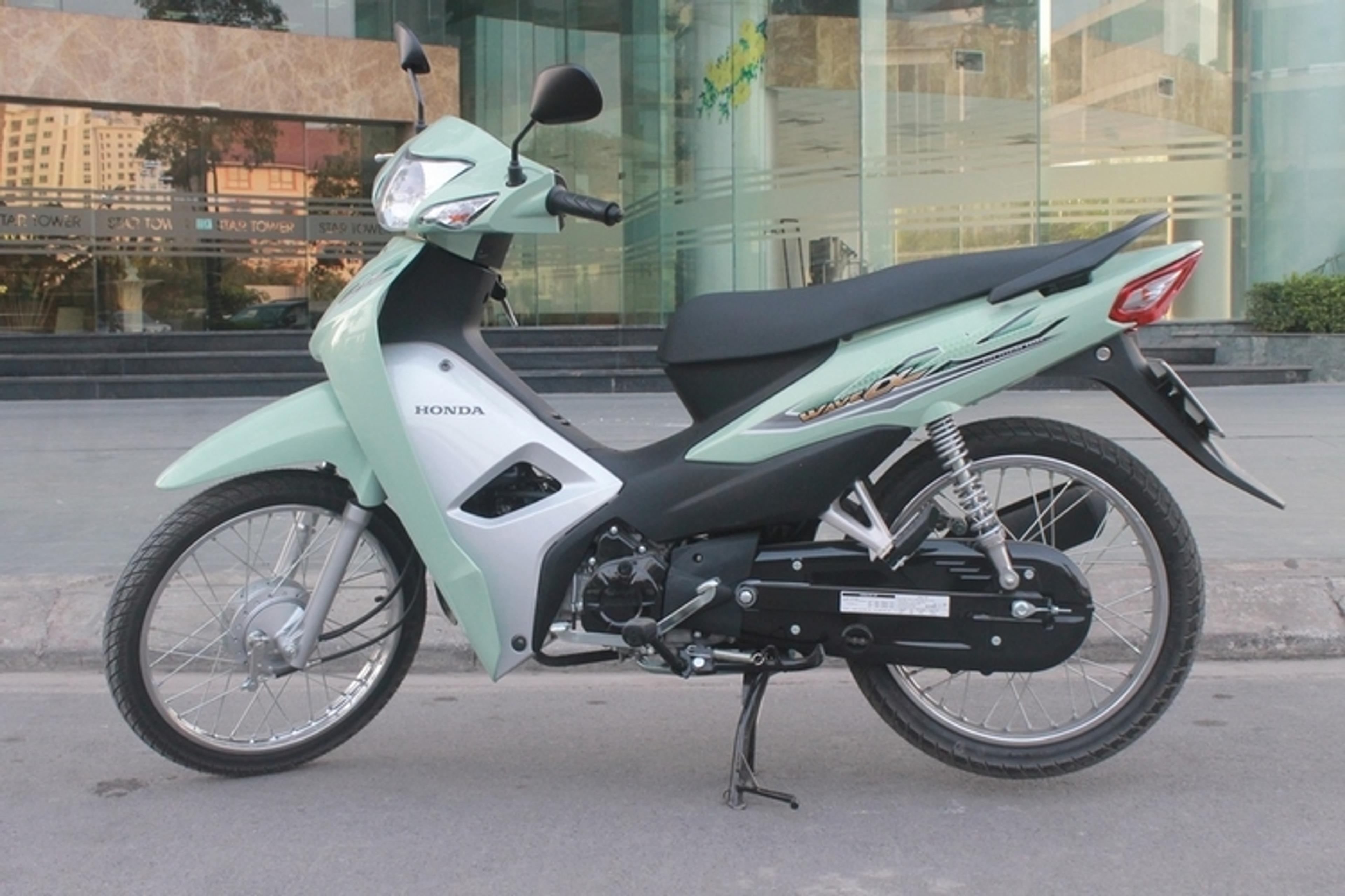 Bánh căm được dùng phổ biến trên các mẫu xe số