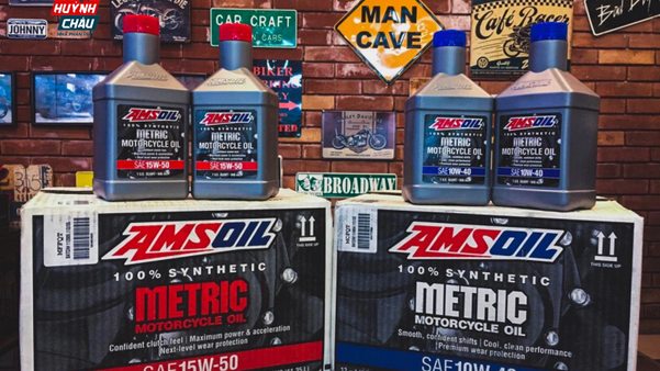 Đánh giá nhớt AMSOIL Metric tổng hợp 100% cho Phân khối lớn, Mô tô Bigbike