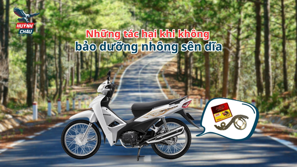 Những tác hại khi không bảo dưỡng nhông sên dĩa