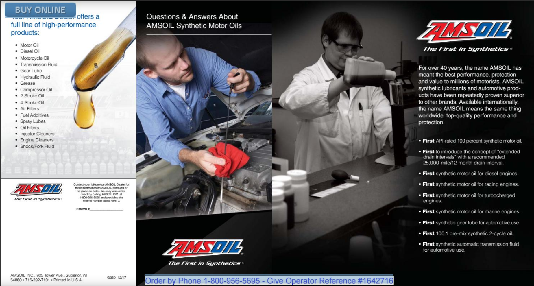 Sự thật và những điều các chuyên gia nói về AMSOIL