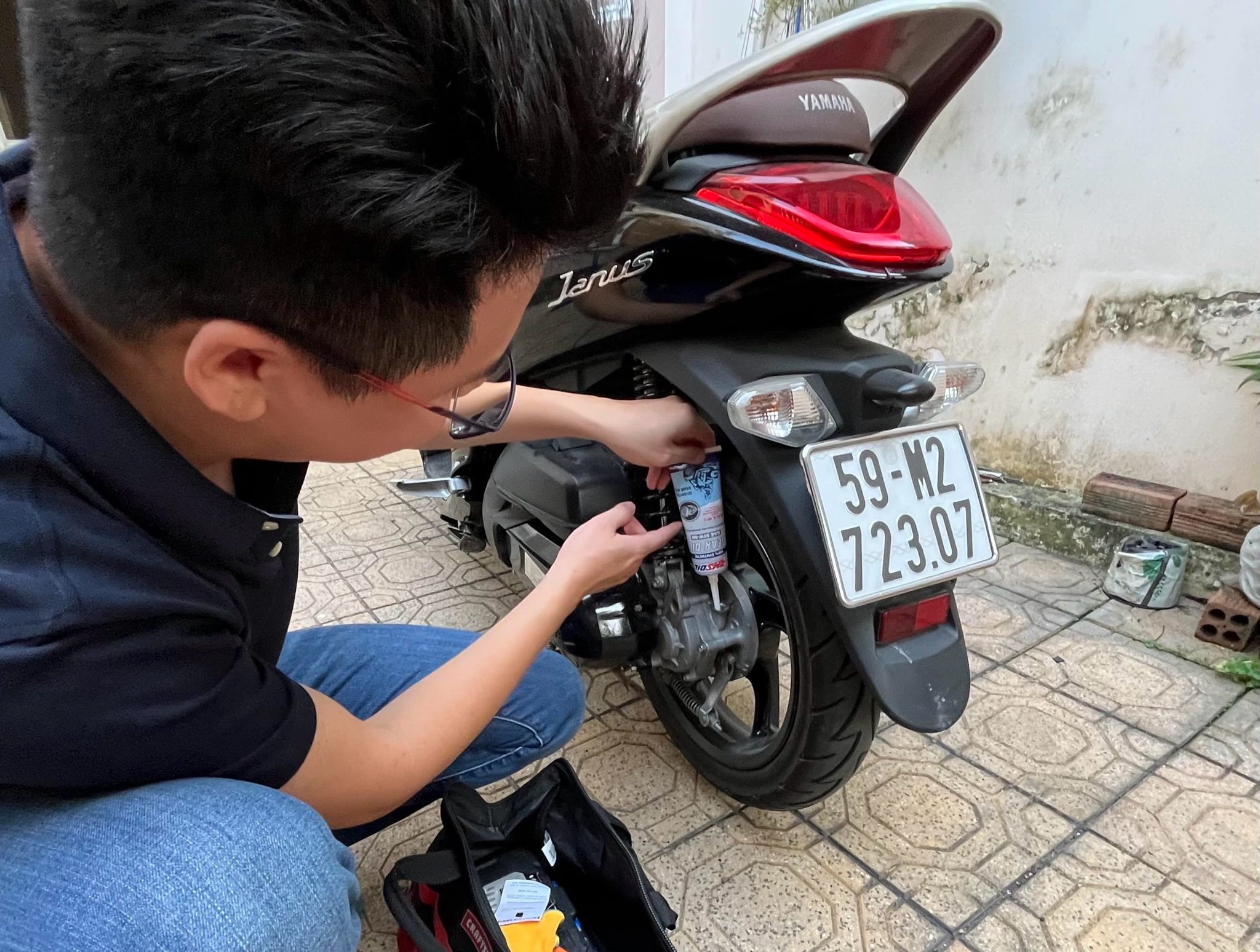 Nhớt láp xe tay ga Amsoil Gear Oil 80w90 tổng hợp 100%