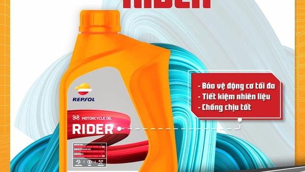 Repsol Rider 4T 20w40 - chiến thần dầu nhớt phân khúc bình dân