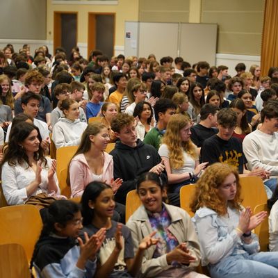 REMISE DES PRIX SUITE AU CHARITY RUN ET SENSIBILISATION DE NOS CLASSES DE 5e — photo 1