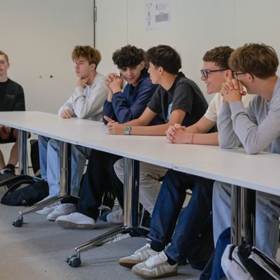 ENTREVUE VUM HÄR MINISTER CLAUDE MEISCH MAT DER 4C7, GEWËNNER VUM CONCOURS VUN DER BPB — photo 2